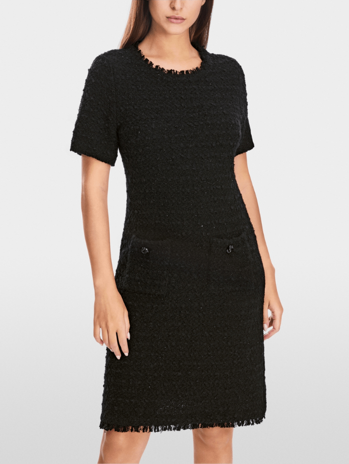 Marc Cain Collections Dresses Marc Cain Collections Black Knitted Dress XC 21.45 M24 COL 900 izzi-of-baslow