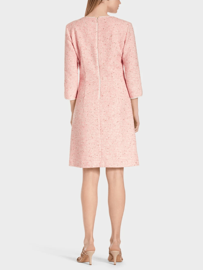 Marc Cain Collections Dresses Marc Cain Collections Dress In A Structured Check Pattern WC 21.66 W88 Col 212 izzi-of-baslow