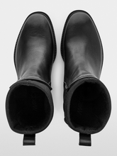 Marc Cain Collections Footwear Marc Cain Collections Calfskin Slip On Ankle Boots In Black XC SB.09 L22 Col 900 izzi-of-baslow