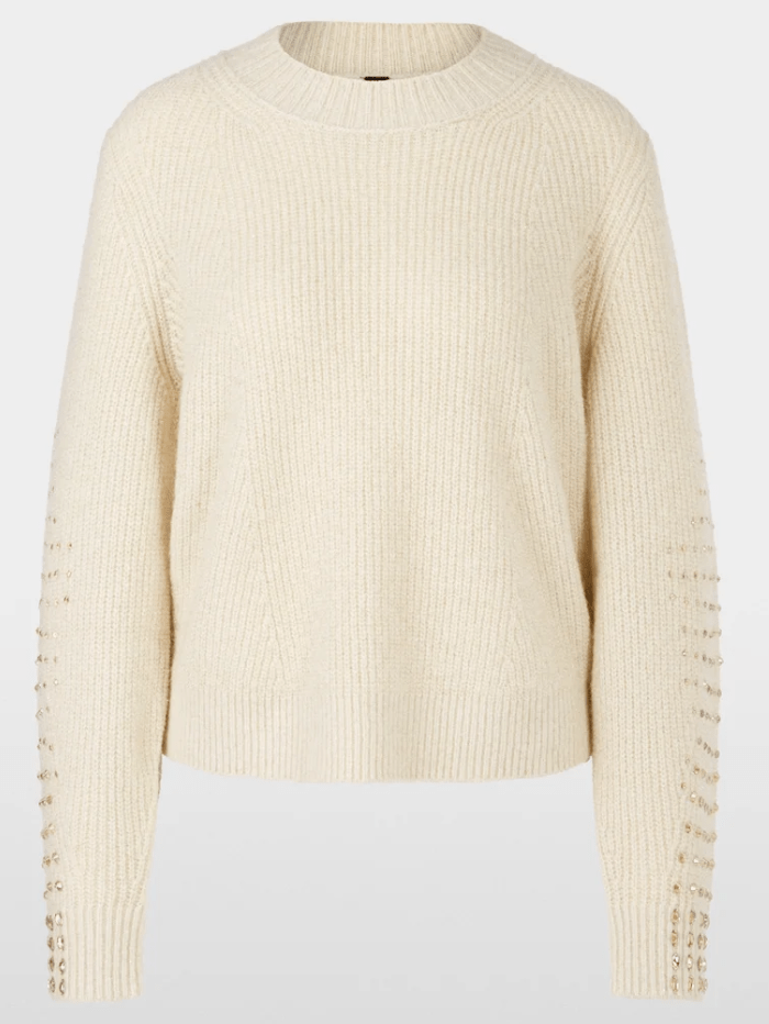 Marc-Cain-Collections-Jumper-With-Pearls-XC 41.29 M55 COL-112-izzi-of-baslow