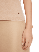 Marc Cain Collections Knitwear Marc Cain Collections Short Sleeved Camel Jumper XC 41.62 M30 COL 612 izzi-of-baslow