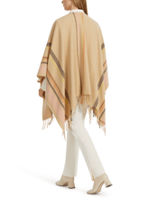 Marc-Cain-Collections-Fringed-Cream-Cape-Poncho VC 14.02 W66 COL 116-of-baslow