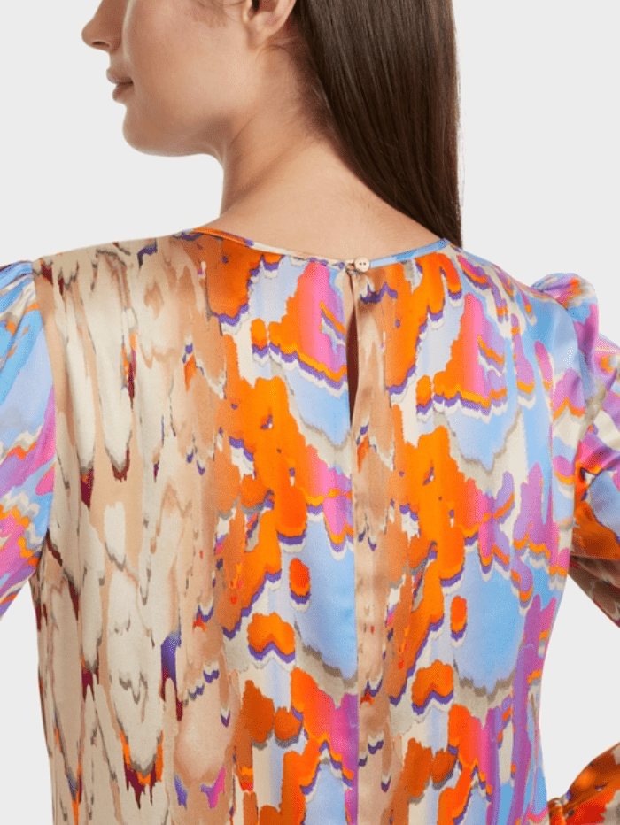 Marc Cain Collections Tops Marc Cain Collections Colourful Silk Blouse VC 51.08 W38 COL 321 izzi-of-baslow