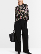 Marc Cain Collections Tops Marc Cain Collections Floral Blouse With Silk XC 51.19 W44 COL 900 izzi-of-baslow