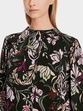 Marc Cain Collections Tops Marc Cain Collections Floral Blouse With Silk XC 51.19 W44 COL 900 izzi-of-baslow