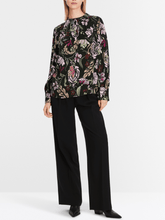 Marc Cain Collections Tops Marc Cain Collections Floral Blouse With Silk XC 51.19 W44 COL 900 izzi-of-baslow