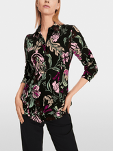 Marc Cain Collections Tops Marc Cain Collections Shirt Blouse In Flower Print XC 51.26 J21 COL 900 izzi-of-baslow