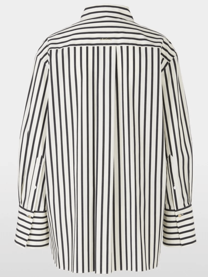 Marc Cain Collections Tops Marc Cain Collections Striped Blouse With Rhinestones XC 51.13 W28 COL 112 izzi-of-baslow