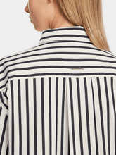 Marc Cain Collections Tops Marc Cain Collections Striped Blouse With Rhinestones XC 51.13 W28 COL 112 izzi-of-baslow