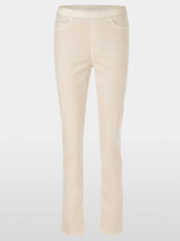 Marc Cain Collections Trousers 1 Marc Cain Collections SIENA Velvet Pull On Trousers In Smoke XC 81.31 W48 Col 182 izzi-of-baslow