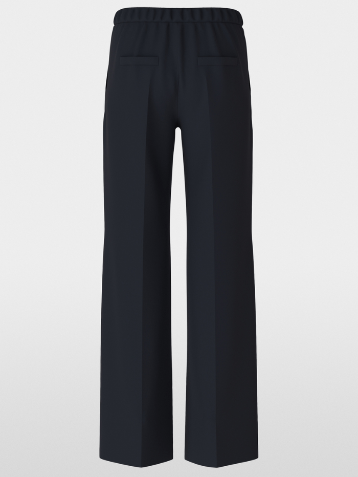 Marc Cain Collections Trousers 1 Marc Cain Collections Washington Wide Navy Trousers XC 81.19 W56 Col 395 izzi-of-baslow