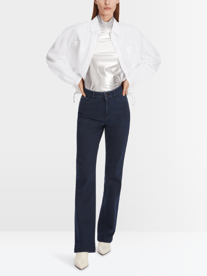 Marc Cain Collections Trousers:Jeans Marc Cain FARO Rethink Together Denim Jeans XS 82.06 D61 Col 395 izzi-of-baslow