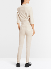 Marc Cain Collections Trousers Marc Cain Collections SIENA Velvet Pull On Trousers In Smoke XC 81.31 W48 Col 182 izzi-of-baslow