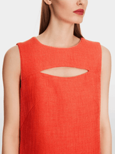 Marc-Cain-Glam-Dress-With-Cut-Out-In-Red-XG 21.09 W08 COL-223-izzi-of-baslow  Edit alt text