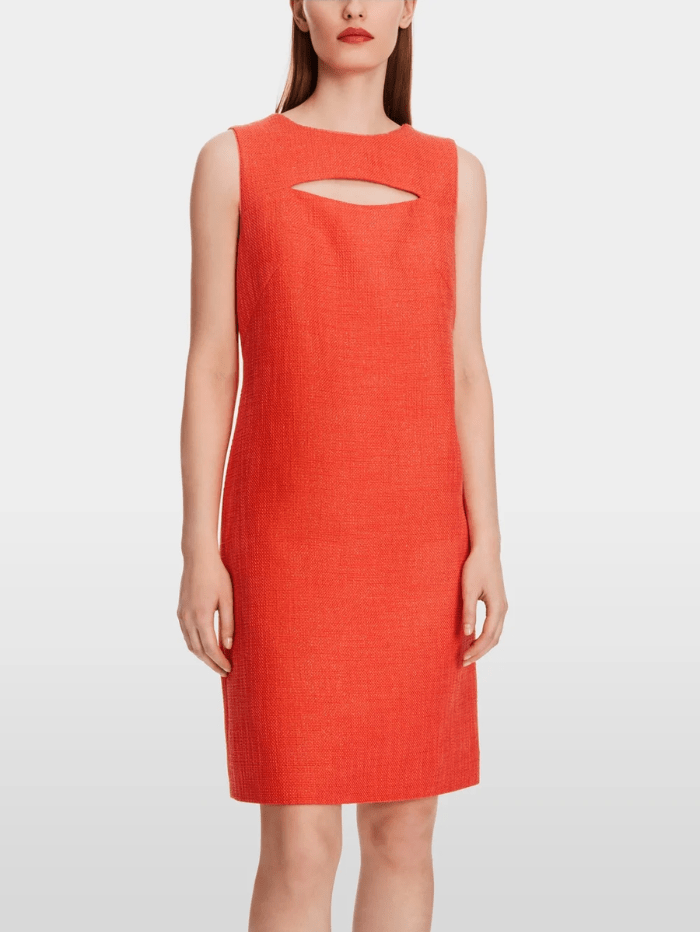 Marc-Cain-Glam-Dress-With-Cut-Out-In-Red-XG 21.09 W08 COL-223-izzi-of-baslow  Edit alt text