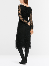 Marc Cain Glam Dresses Marc Cain Glam Elegant Guipure Lace Dress In Black XG 21.10 W12 COL 900 izzi-of-baslow