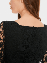 Marc Cain Glam Dresses Marc Cain Glam Elegant Guipure Lace Dress In Black XG 21.10 W12 COL 900 izzi-of-baslow