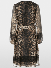 Marc Cain Glam Dresses Marc Cain Glam Leopard Print Belted Dress XG 21.18 W17 COL 625 izzi-of-baslow