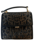 Marc Cain Glam Handbags One Size Marc Cain Glam Satchel Bag In Leopard Print With Rhinestones XG TJ.01 L01 COL 643 izzi-of-baslow