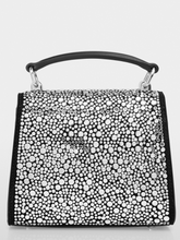 Marc Cain Glam Handbags One Size Marc Cain Glam Satchel Silver Bag With Mirror Crystals YG TJ.01 L04 Col 800 izzi-of-baslow