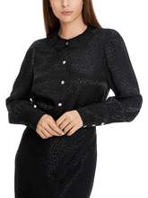 Marc Cain Glam Tops Marc Cain Glam Black Blouse With Diamante Buttons XG 51.09 W13 COL 900 izzi-of-baslow