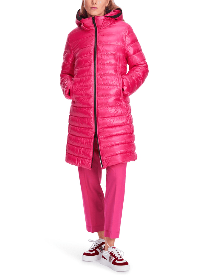 Marc Cain Sports Coats and Jackets Marc Cain Sports Rethink Together Padded Coat In Dragon Fruit XS 11.05 W43 Col 244 izzi-of-baslow