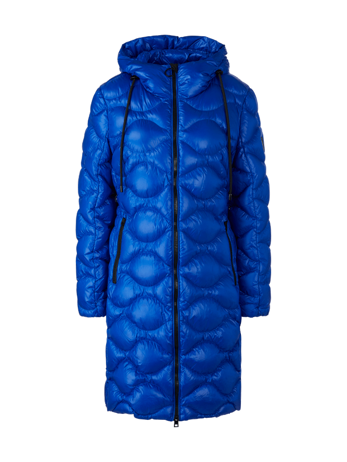 Marc-Cain-Sports-Royal-Blue-Quilted-Coat-With-Hood VS 11.06 W43 COL 365 izzi-of-baslow