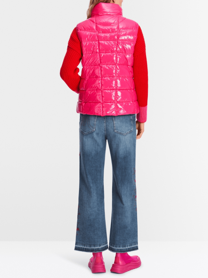 Marc Cain Sports Coats and Jackets Marc Cain Sports Shiny Quilted Gilet XS 37.03 W36 Col 244 izzi-of-baslow