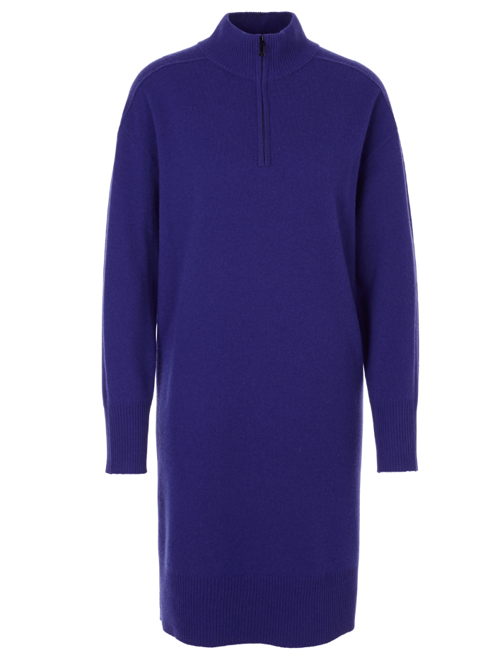 Marc Cain Sports Dresses 1 Marc Cain Sports Rethink Together Knit Dress In Bright Violet XS 21.24 M63 Col 750 izzi-of-baslow