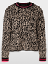 Marc Cain Sports Knitwear 1 Marc Cain Sports Leopard Print Design Jumper XS 41.36 M32 Col 117 izzi-of-baslow