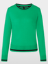 Marc Cain Sports Knitwear 1 Marc Cain Sports Rethink Together Crew Necked Green Jumper XS 41.55 M80 Col 552 izzi-of-baslow