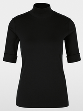 Marc Cain Sports Knitwear 1 Marc Cain Sports Turtleneck Top In Black XS 48.04 J50 COL 900 izzi-of-baslow