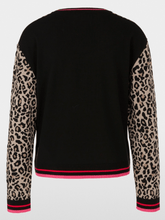 Marc Cain Sports Knitwear Marc Cain Sports Leopard Print Design Jumper XS 41.36 M32 Col 117 izzi-of-baslow