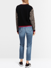 Marc Cain Sports Knitwear Marc Cain Sports Leopard Print Design Jumper XS 41.36 M32 Col 117 izzi-of-baslow