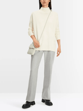 Marc Cain Sports Knitwear Marc Cain Sports Rethink Together Turtleneck Jumper In Off White XS 41.51 M63 Col 110 izzi-of-baslow