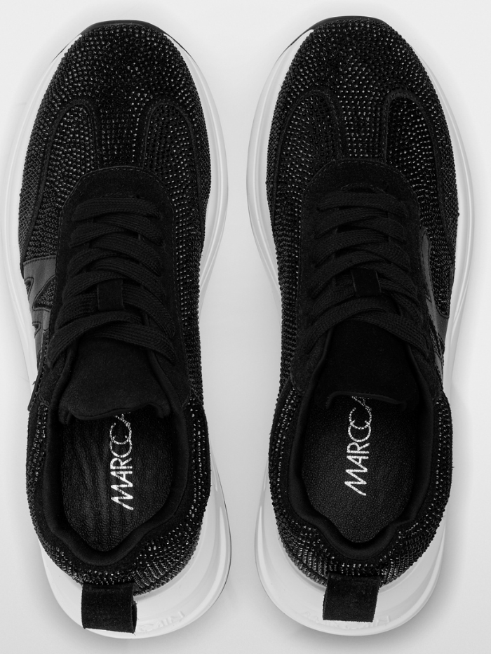 Marc Cain Sports Shoes 36/3 MC1 Marc Cain Crystal Studded Trainers In Black YS SH.03 L05 COL 900 izzi-of-baslow