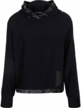 Marc Cain Sports Tops 1 Marc Cain Sports Hooded Sweatshirt In Black XS 44.14 J60 Col 900 izzi-of-baslow