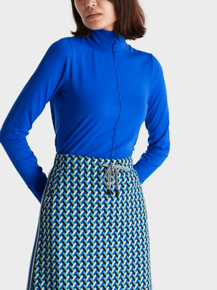 Marc-Cain-Sports-Polo-Neck-Top-In-Bright-Royal-Blue VS 48.27 J18 COL 365 izzi-of-baslow