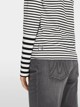 Marc Cain Sports Tops Marc Cain Sports Striped Long Sleeved Top XS 48.17 J23 COL 190 izzi-of-baslow