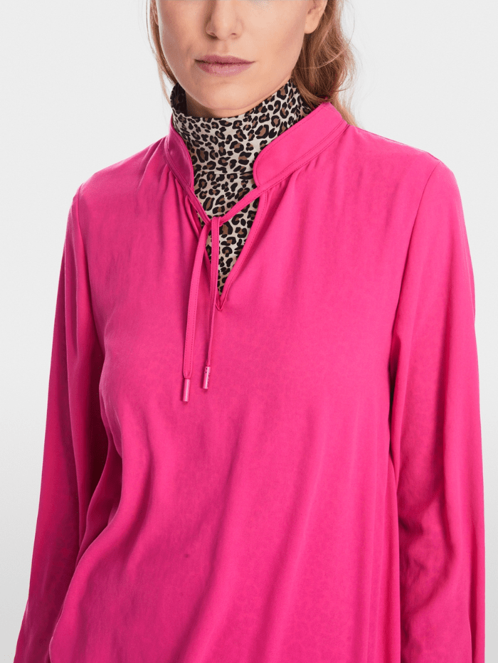 Marc Cain Sports Tops Marc Cain Sports Wide Blouse In Dragon Fruit XS 51.05 W41 Col 244 izzi-of-baslow