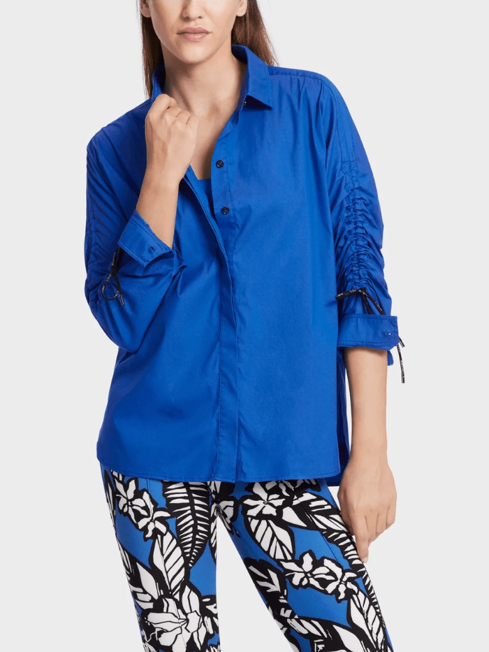 Marc Cain Sports Tops Marc Cain Wide Shirt Blouse With Kimono Sleeves WS 51.15 W23 COL: 365 izzi-of-baslow