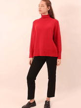 Marella Knitwear Marella FALANGE Turtleneck Jumper In Red 24233661842 Col 001 izzi-of-baslow