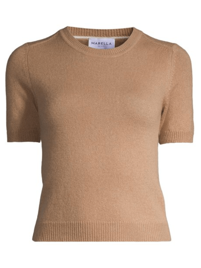 Marella Knitwear S Marella NETTO Wool And Cashmere Jumper In Camel 2423366044 Col 007 izzi-of-baslow