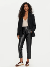 Marella Trousers Marella SELVA Black Faux Leather Trousers 2423786014 Col 004 izzi-of-baslow