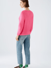 Oui Knitwear Oui Jumper With Wool And Mohair In Pink 89198 Col 3374 izzi-of-baslow