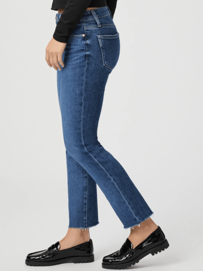 Paige Denim Paige AMBER Raw Hem Straight Leg Jeans 6938E77 B701 Col Acapella izzi-of-baslow