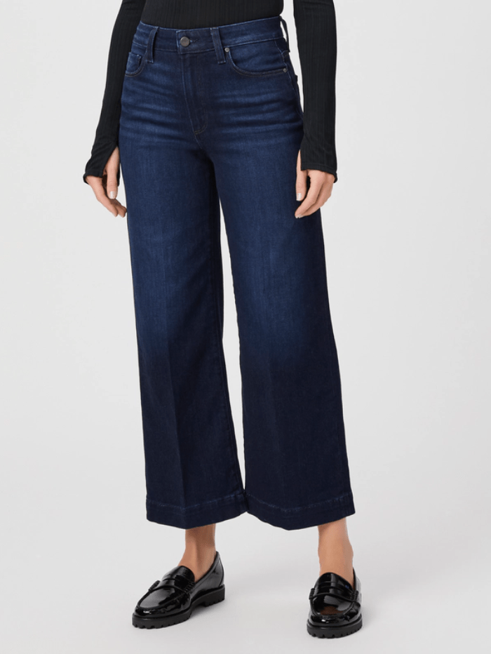 Paige Denim Paige ANESSA Wide Leg Jeans 6183F72 B699 Col Starboard izzi-of-baslow