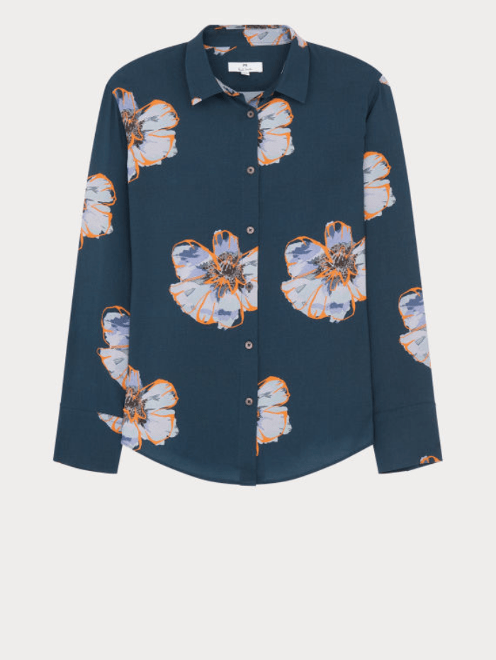 Paul Smith Anemone Print Long Sleeved Shirt W2R-019B-L31071.51 izzi-of-baslow