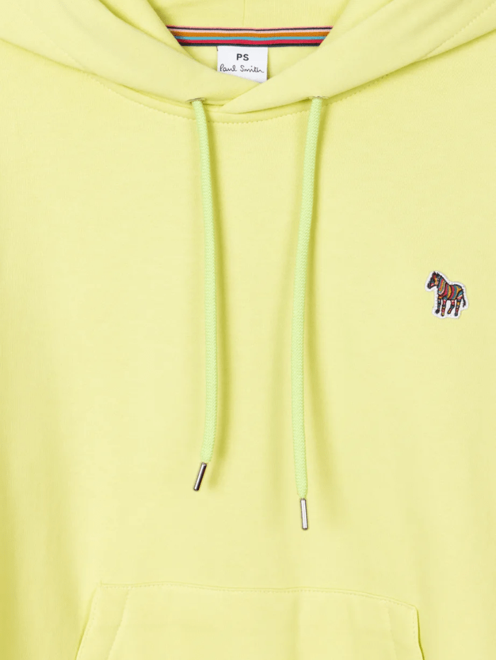 Paul Smith Tops Paul Smith Zebra Motif Washed Lime Hoodie W2R-351V-M20616.10 izzi-of-baslow