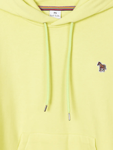 Paul Smith Tops Paul Smith Zebra Motif Washed Lime Hoodie W2R-351V-M20616.10 izzi-of-baslow